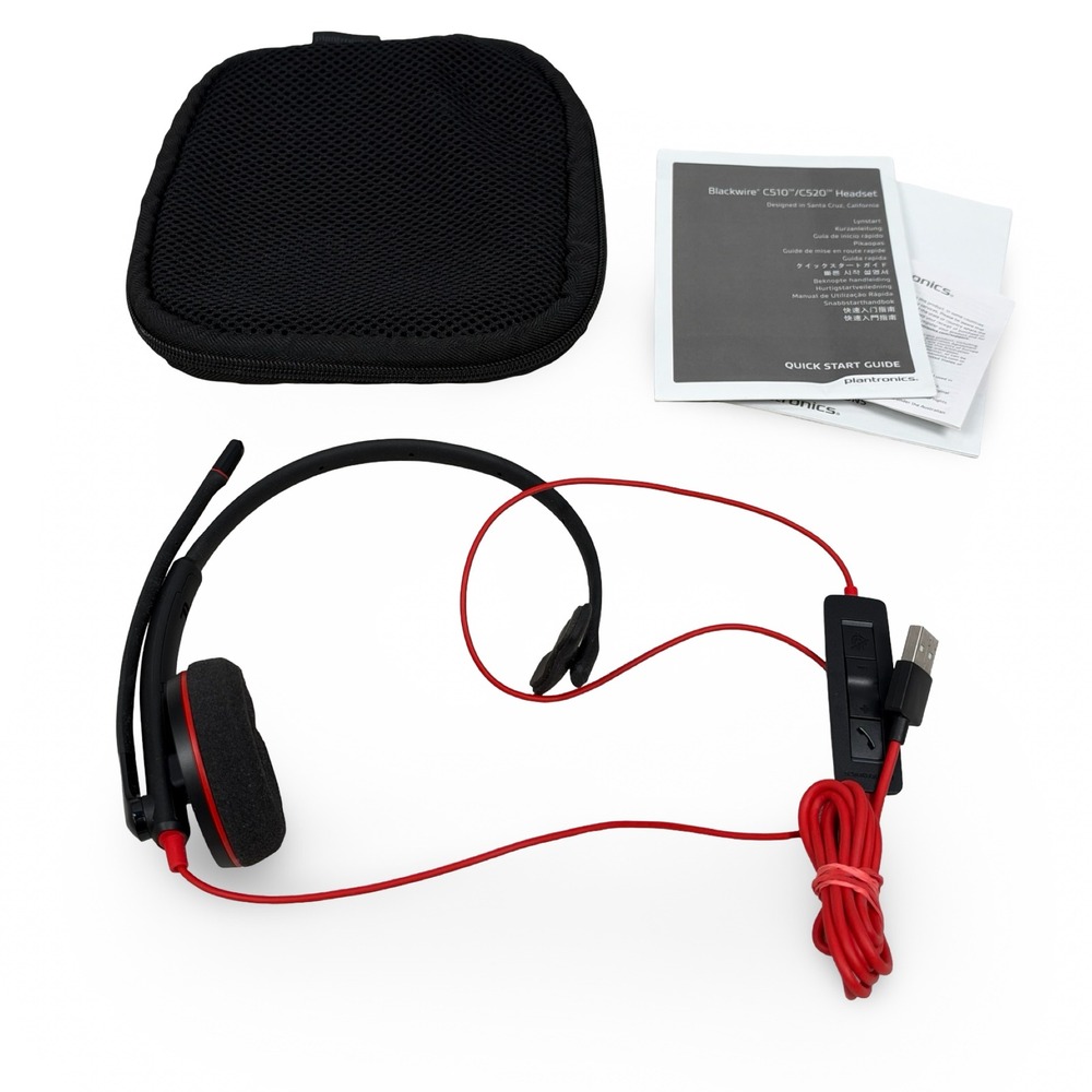 Plantronics Blackwire C3210 Wired Mono USB-A Headset with Noise-Canceling Mic